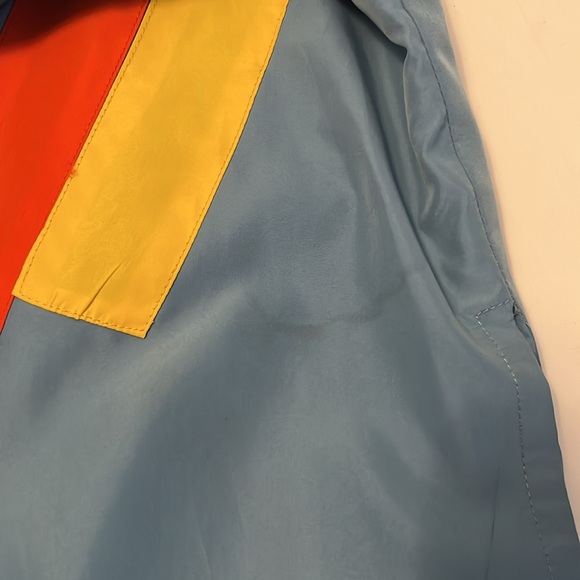 Disney Parks Exclusive Mickey Mouse blue Retro Windbreaker Unisex Size SM RARE - Picture 6 of 6